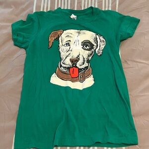 American Apparel Lagunitas "brown shugga“ Dog Print T-Shirt